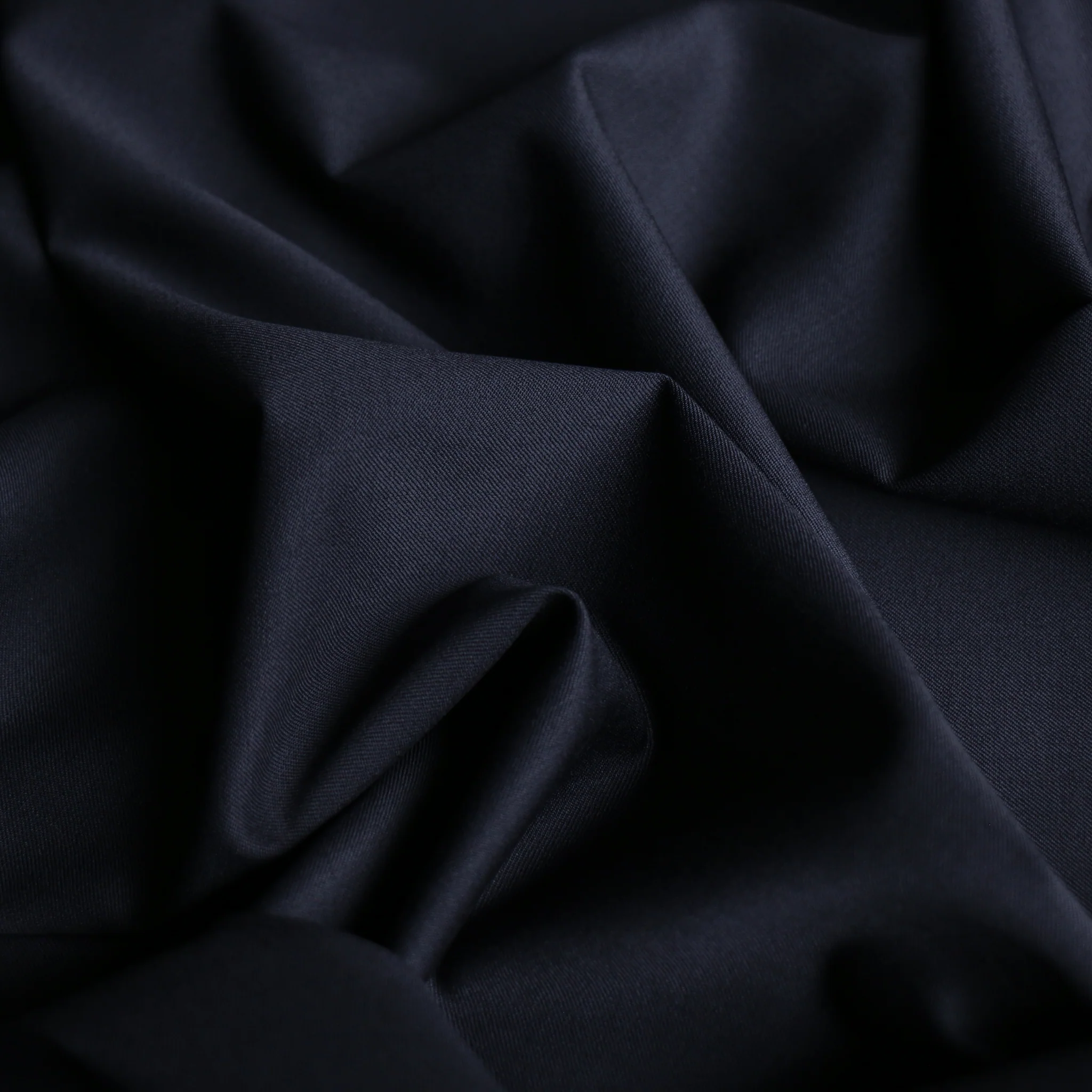 Signore Gigi Navy Wool Suiting - Image 2