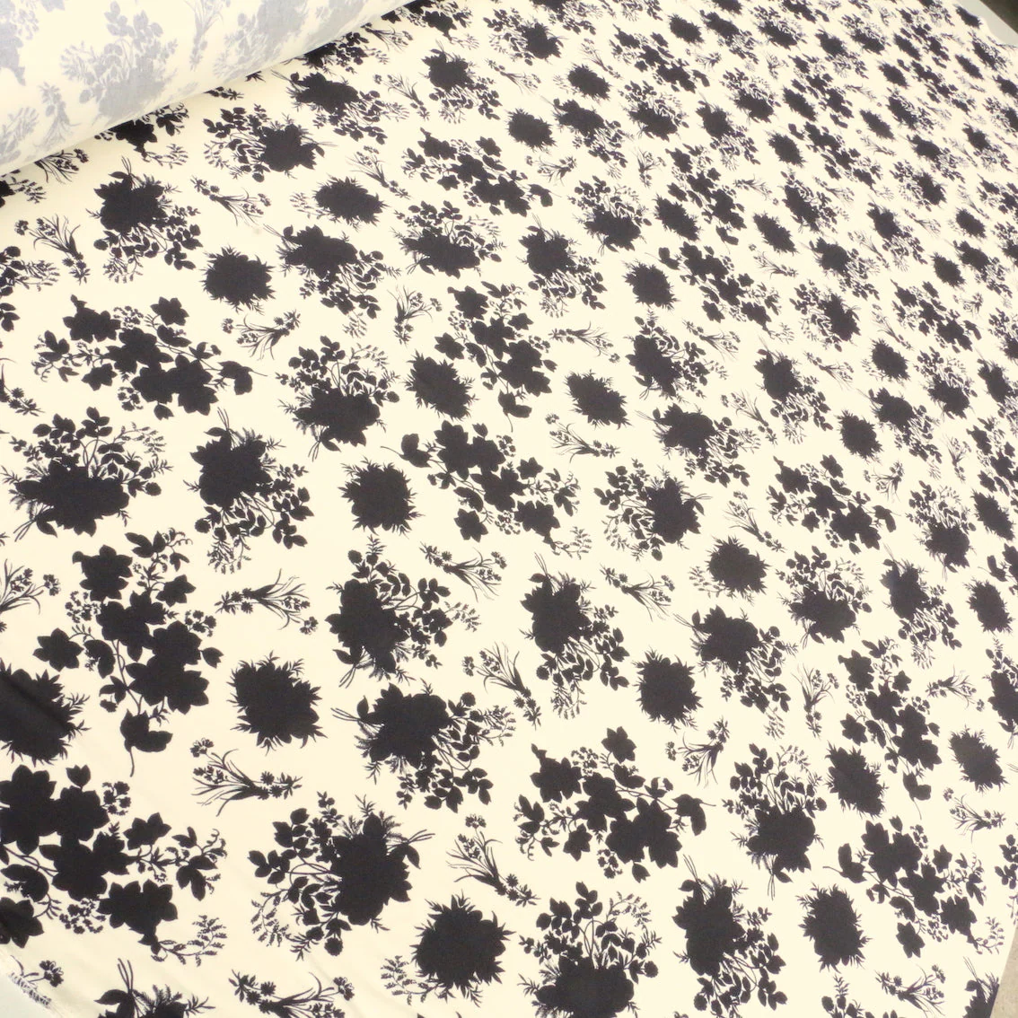 Silhouette Bouquets Viscose Poplin - Image 4