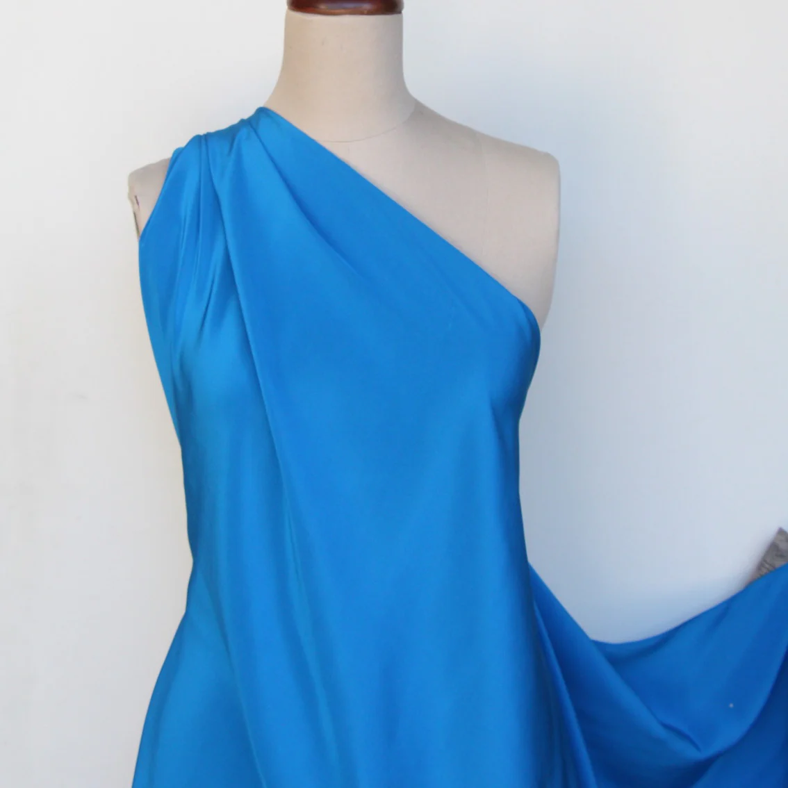 Silk Crepe De Chine - Marine - Image 3