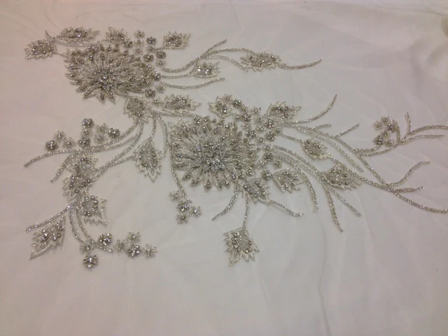 Silver Diamante Motif - 65cm - Image 2