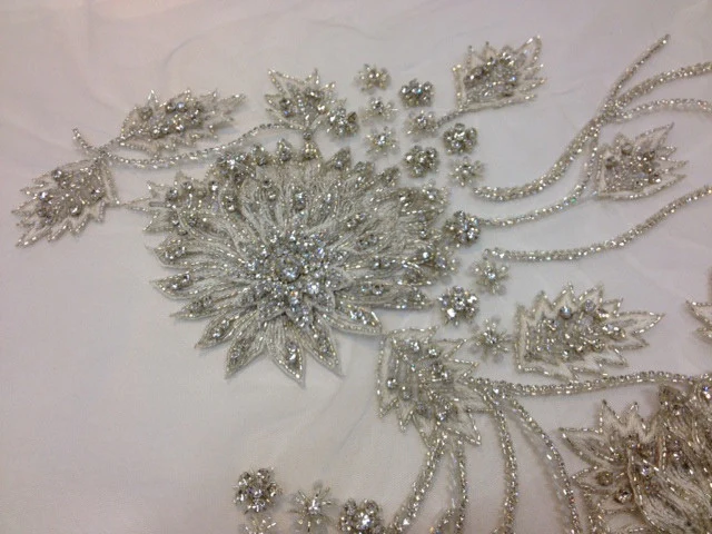 Silver Diamante Motif - 65cm - Image 4