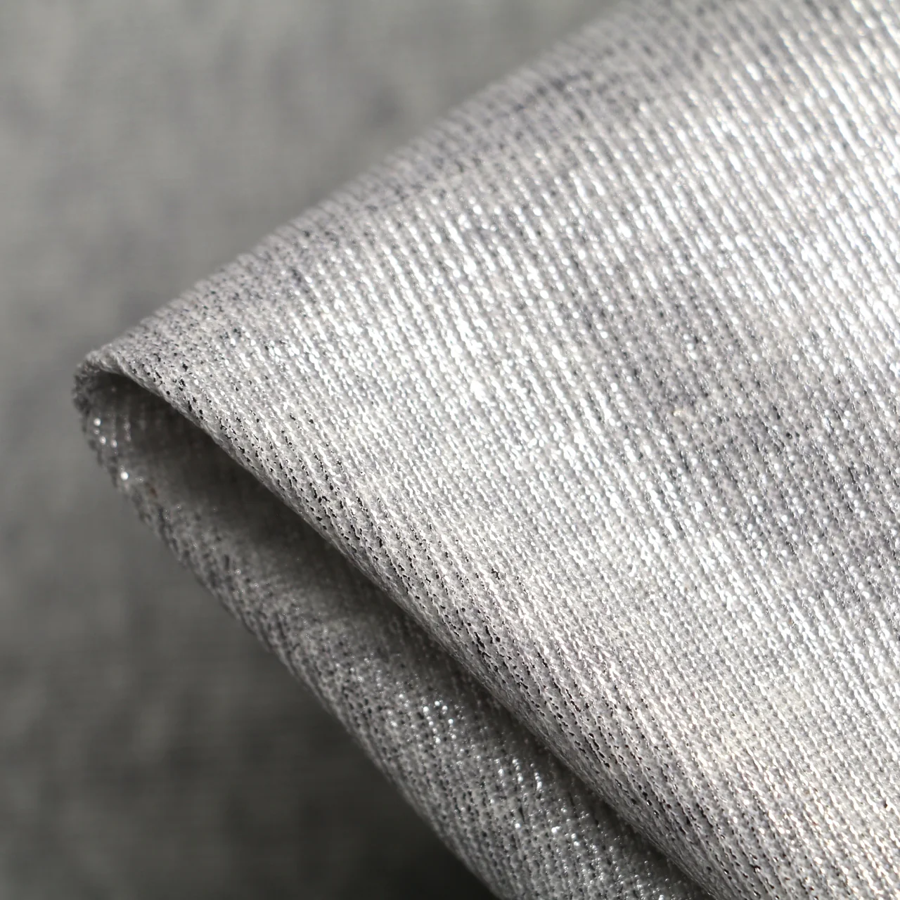 Silver Glitter Rib