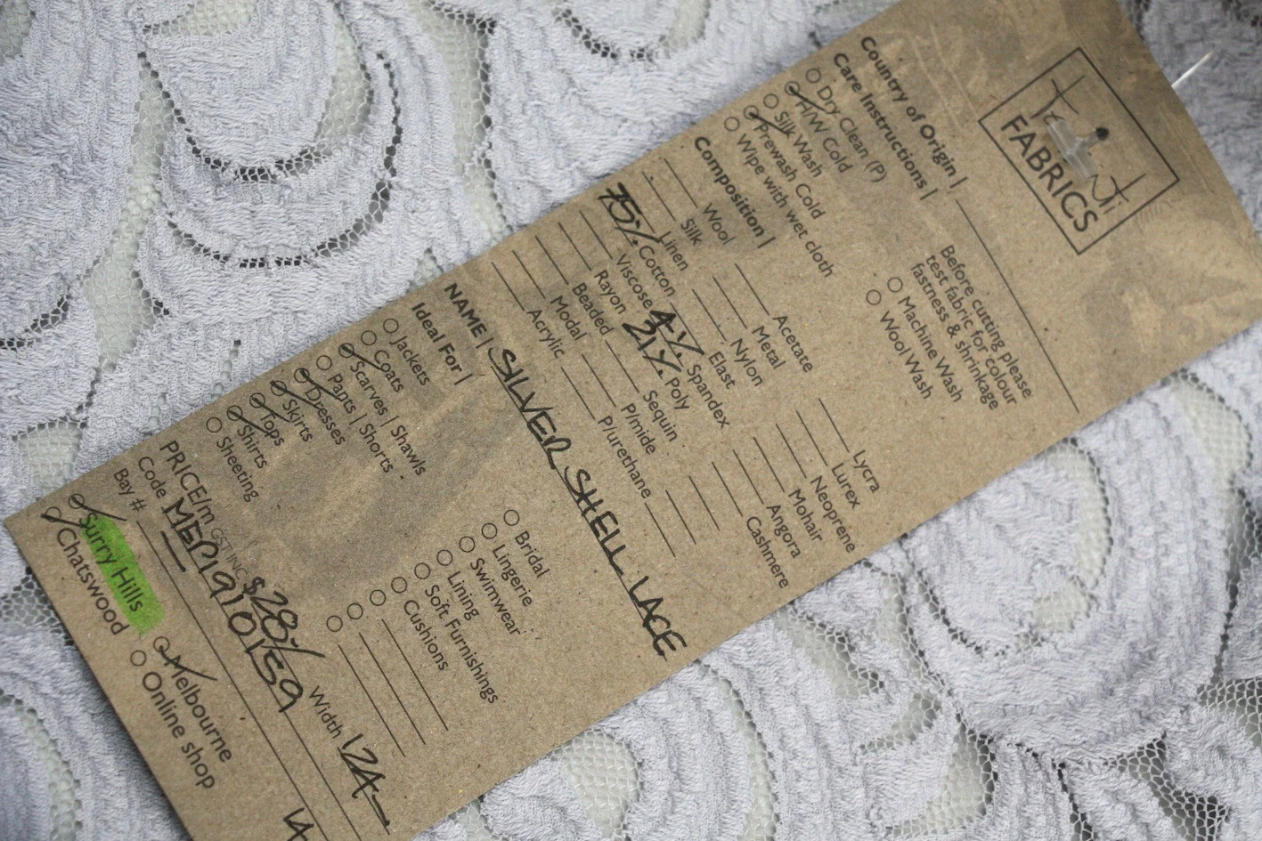 Silver Shell Lace - Image 3