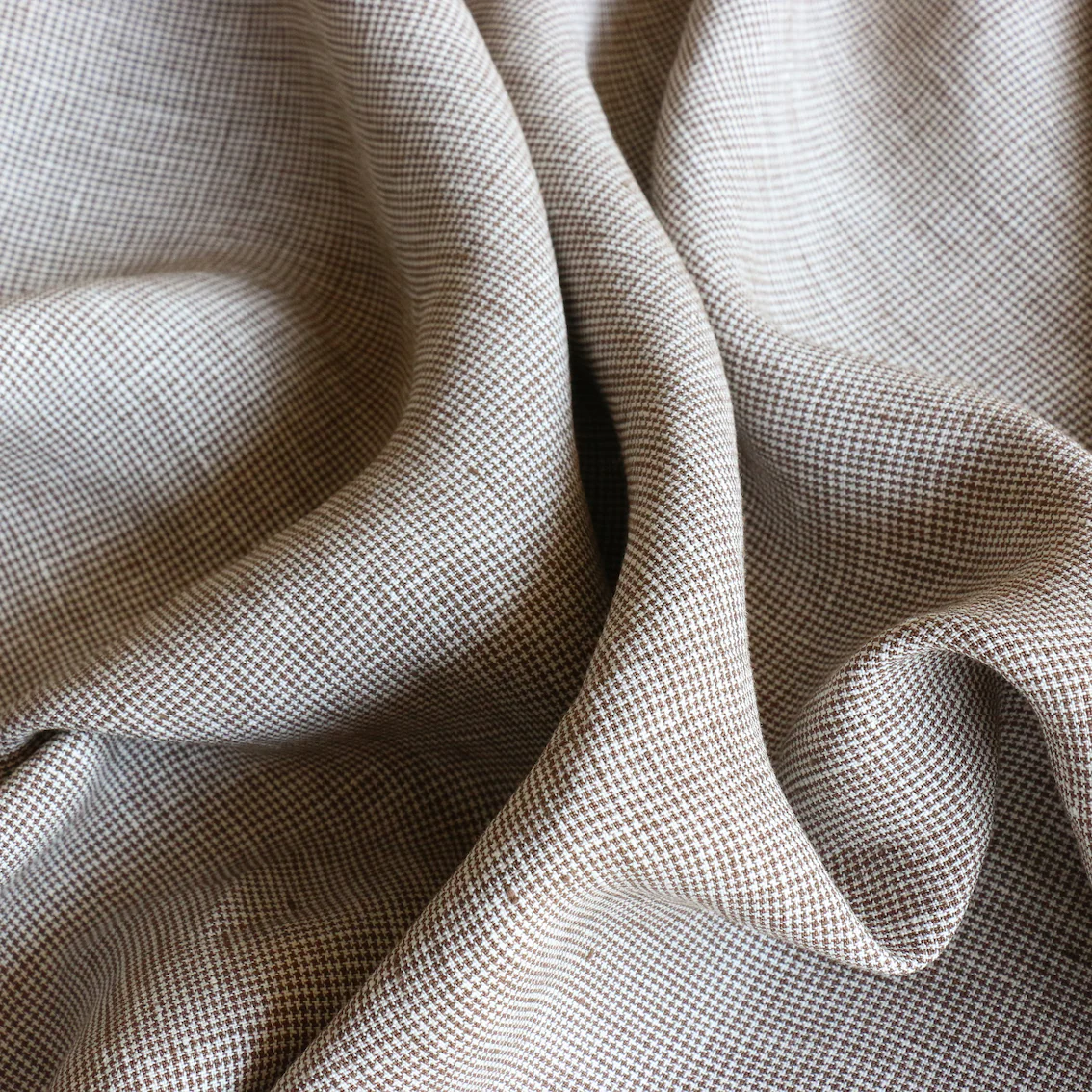 Silvia Houndstooth Linen - Image 2
