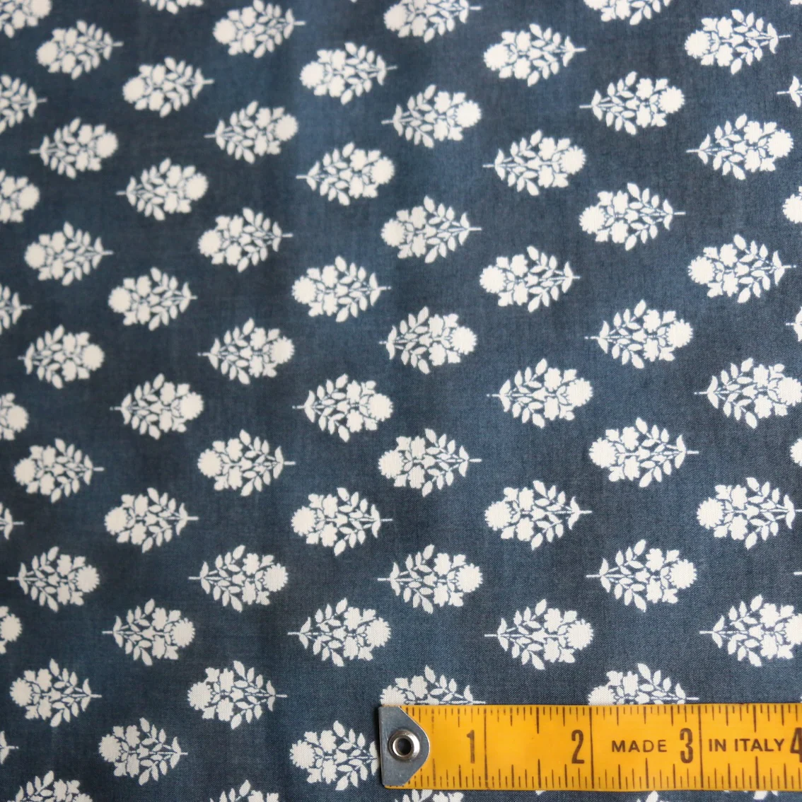 Simi Blossom Navy Cotton Voile - Image 3
