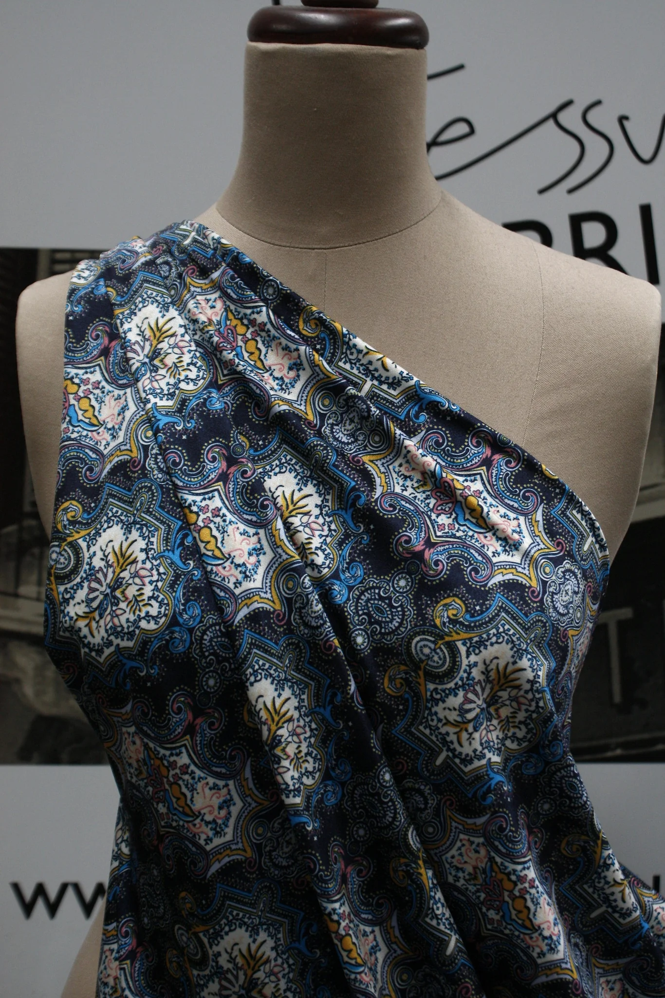 Siniy Stretch - Swimwear Fabric - Image 5