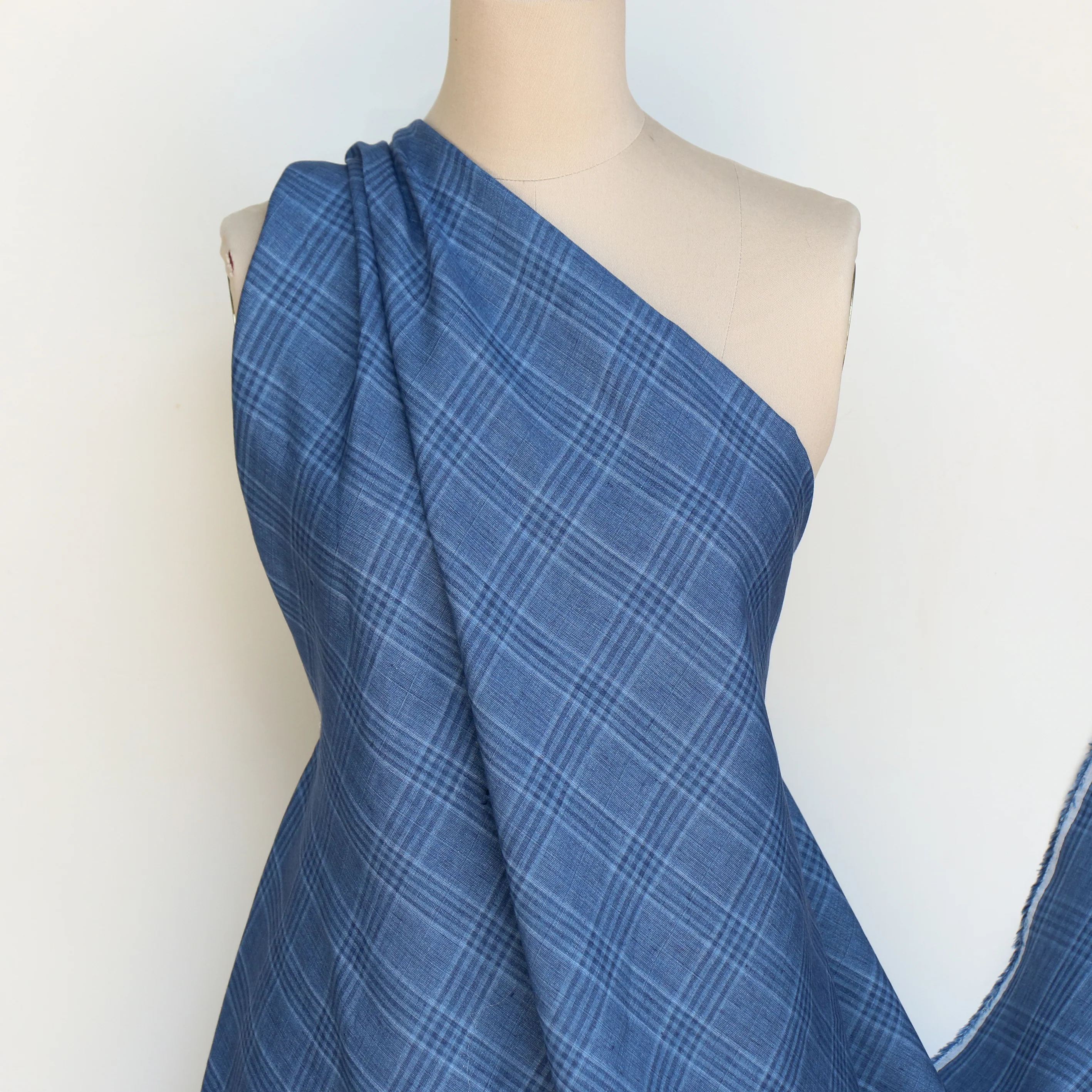 Sirolo Check Indigo - Image 5