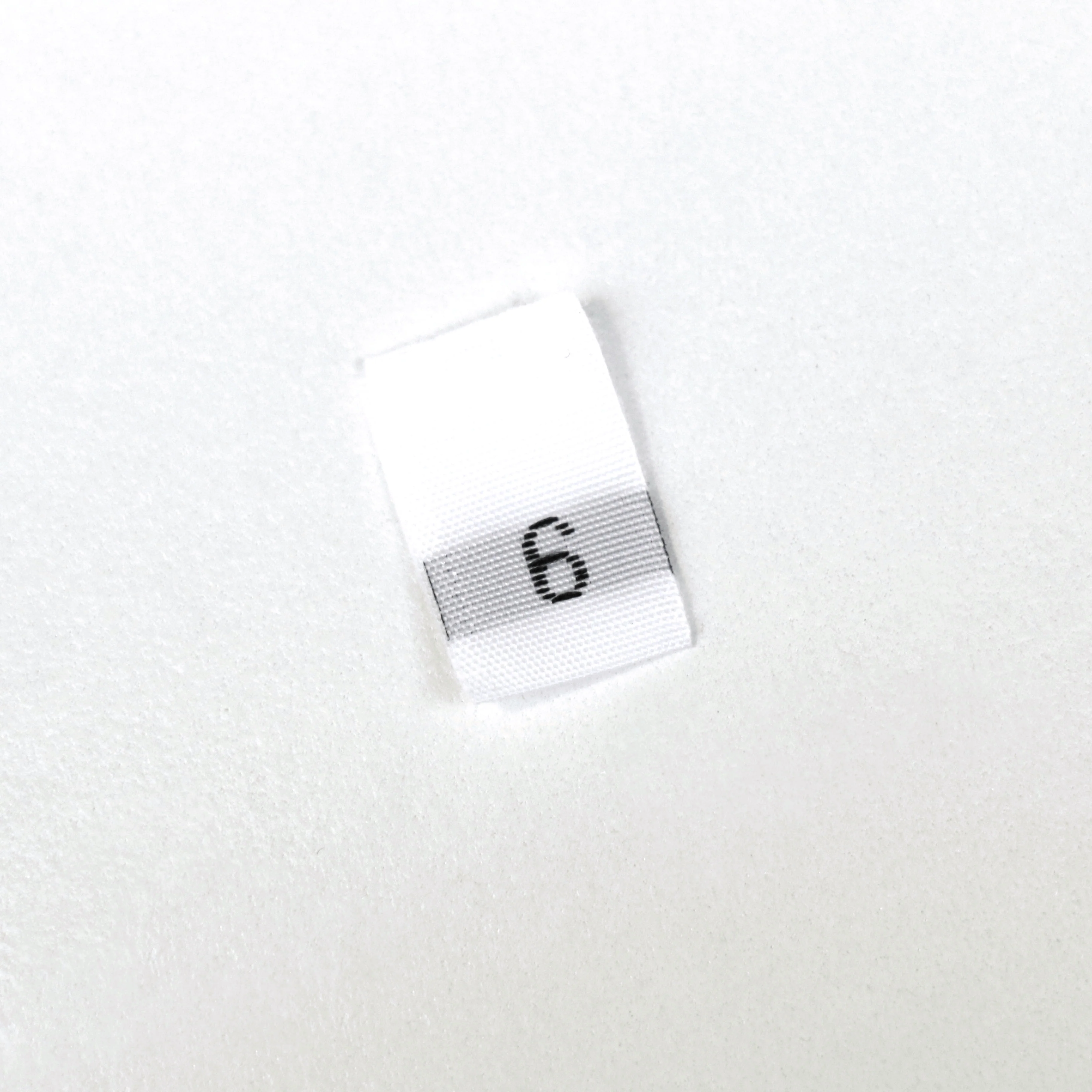 Size Woven Labels - 12 labels (Black) - Image 3