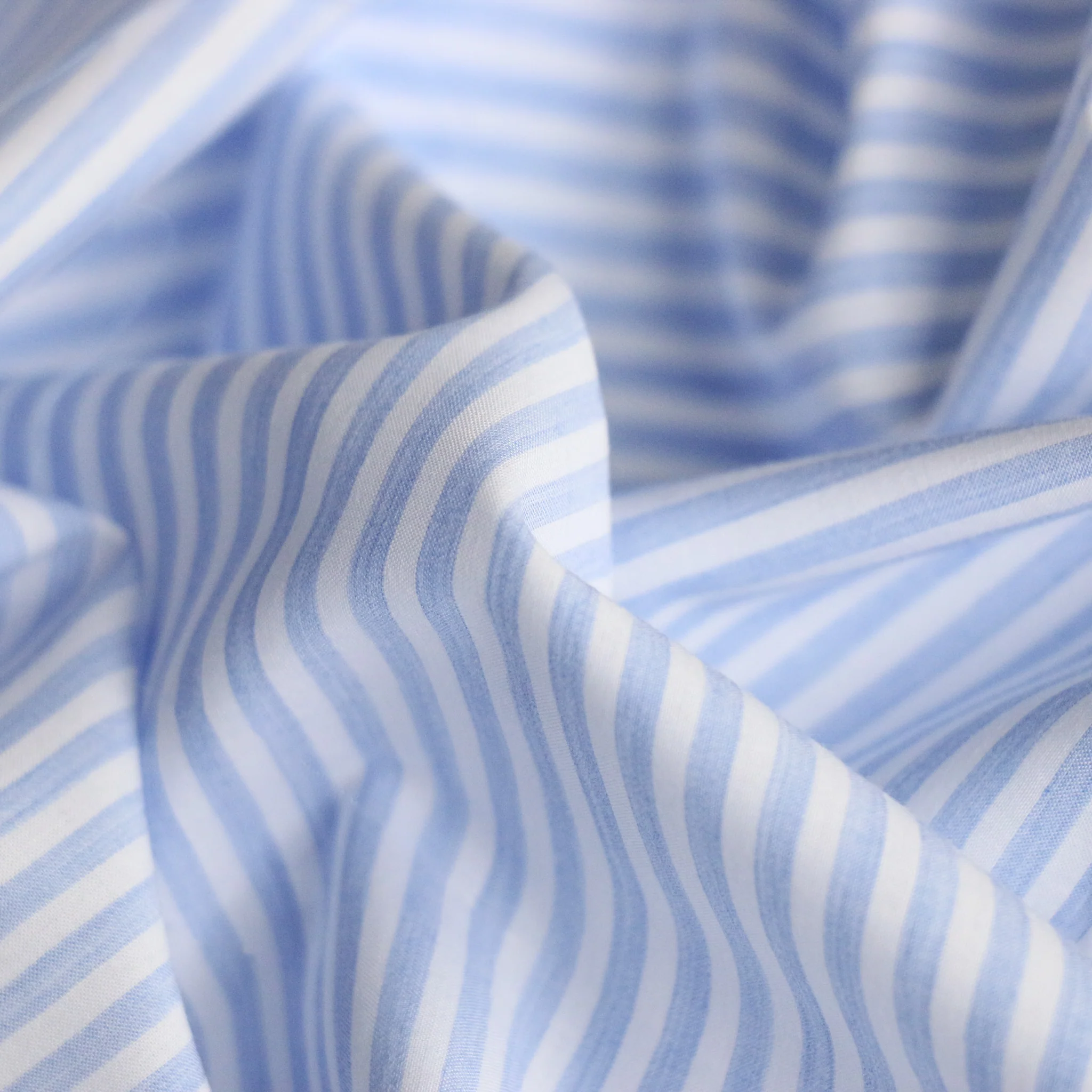 Sky Blue Stripe Shirting - Image 2