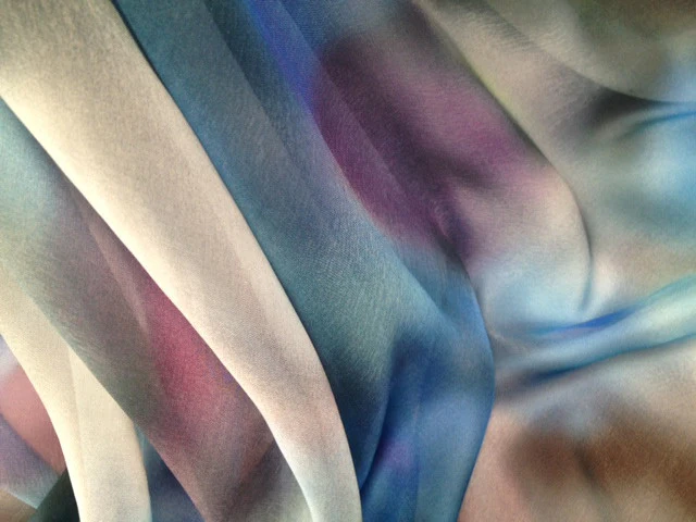 Sky Dreaming - Silk Chiffon - Image 2