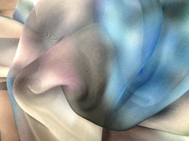 Sky Dreaming - Silk Chiffon - Image 5