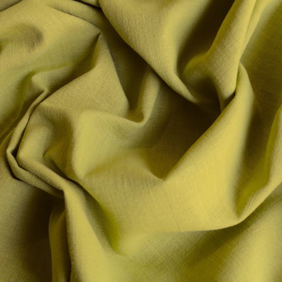 Slub Lime Linen/Cotton - Image 2