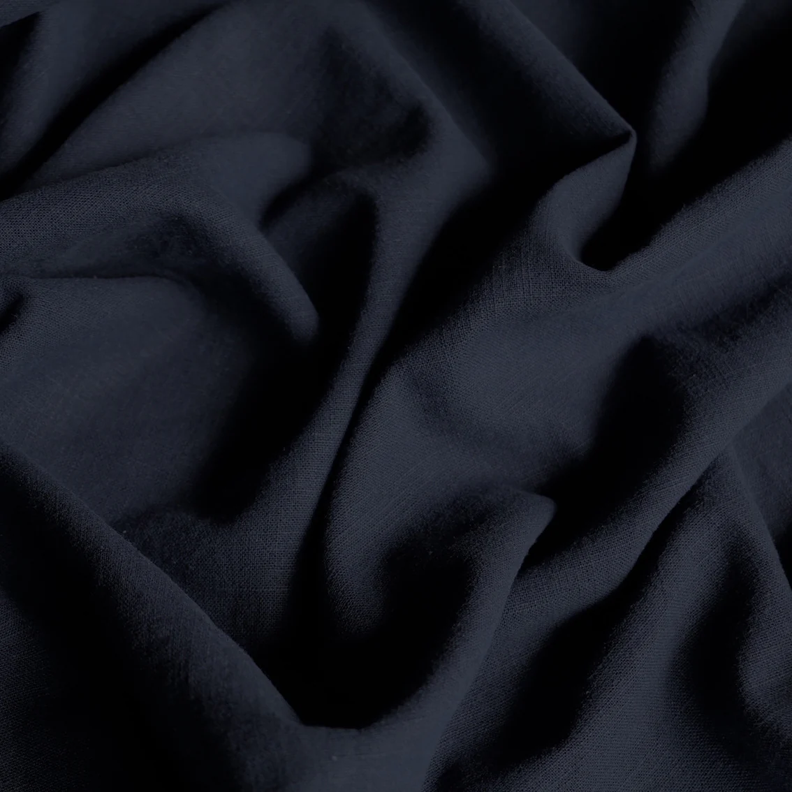 Slub Navy Linen/Cotton - Image 2