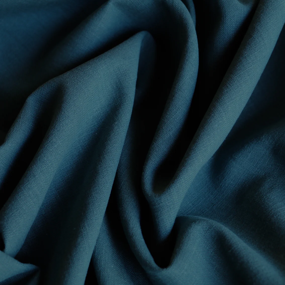 Slub Teal Linen/Cotton - Image 2