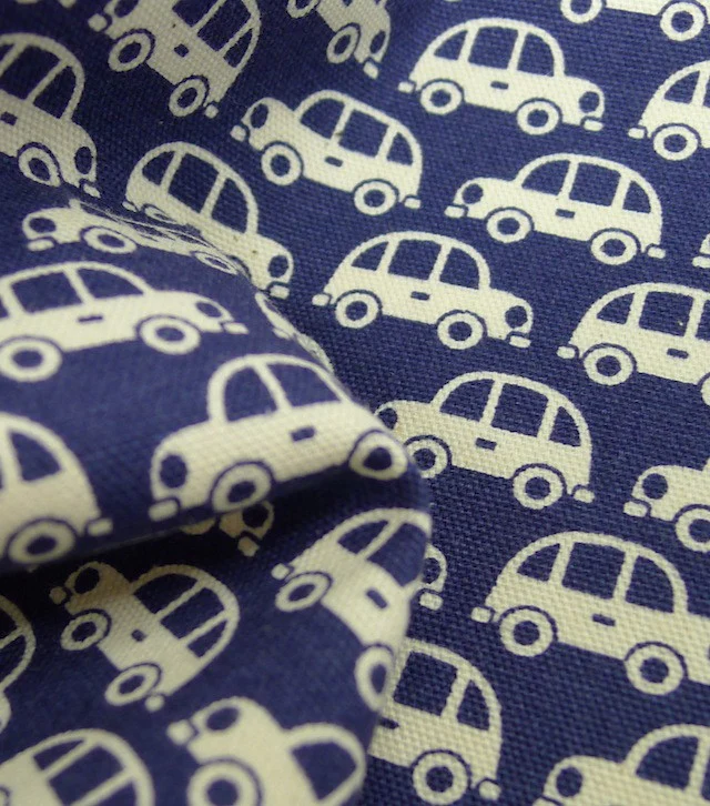 Small Cars Blue/White