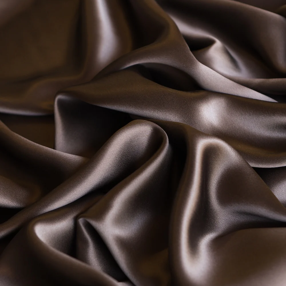 Smoky Pepper Silk Satin (112cm wide) - Image 2