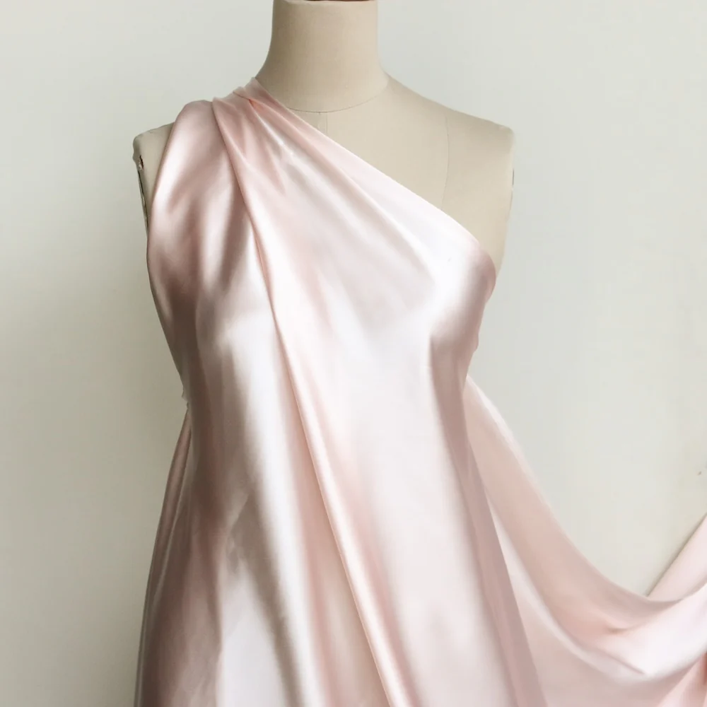 Soft Pink Silk Satin - 19mm - Image 3