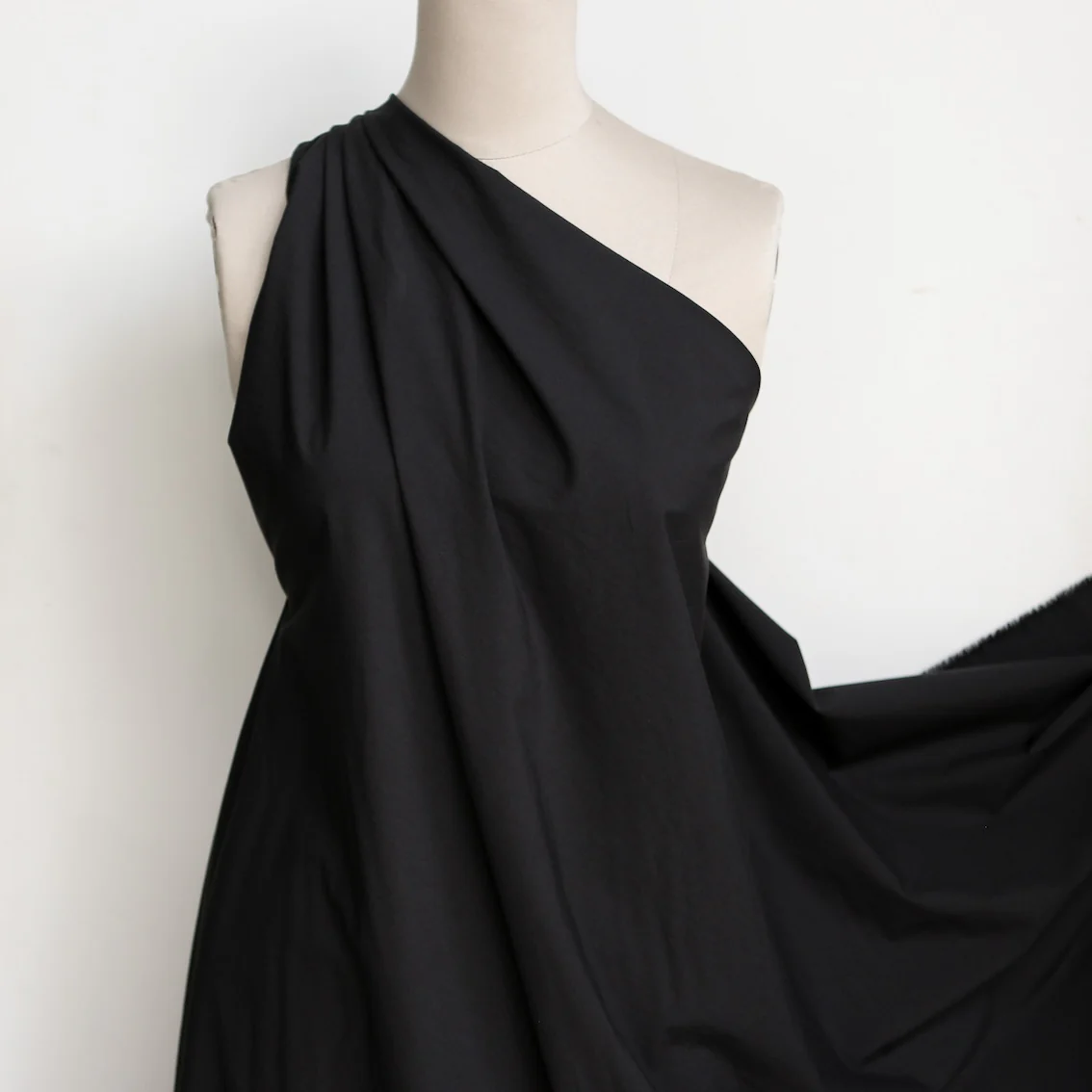 Soft Touch Black Poplin - Image 4