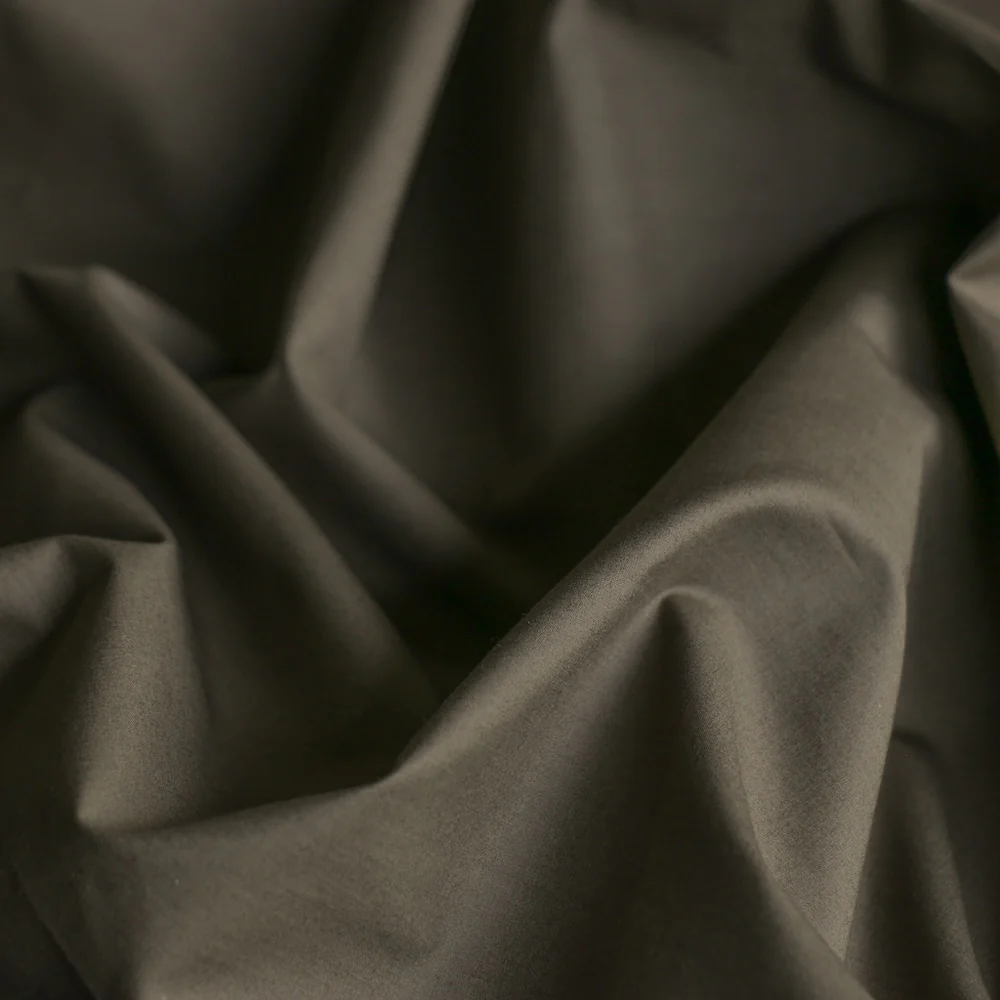 Sola Khaki Organic Cotton Poplin - Image 2