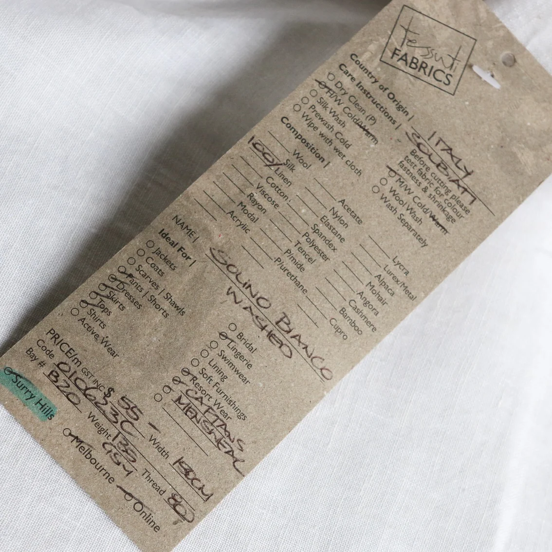 Solino Bianco Linen - Image 3