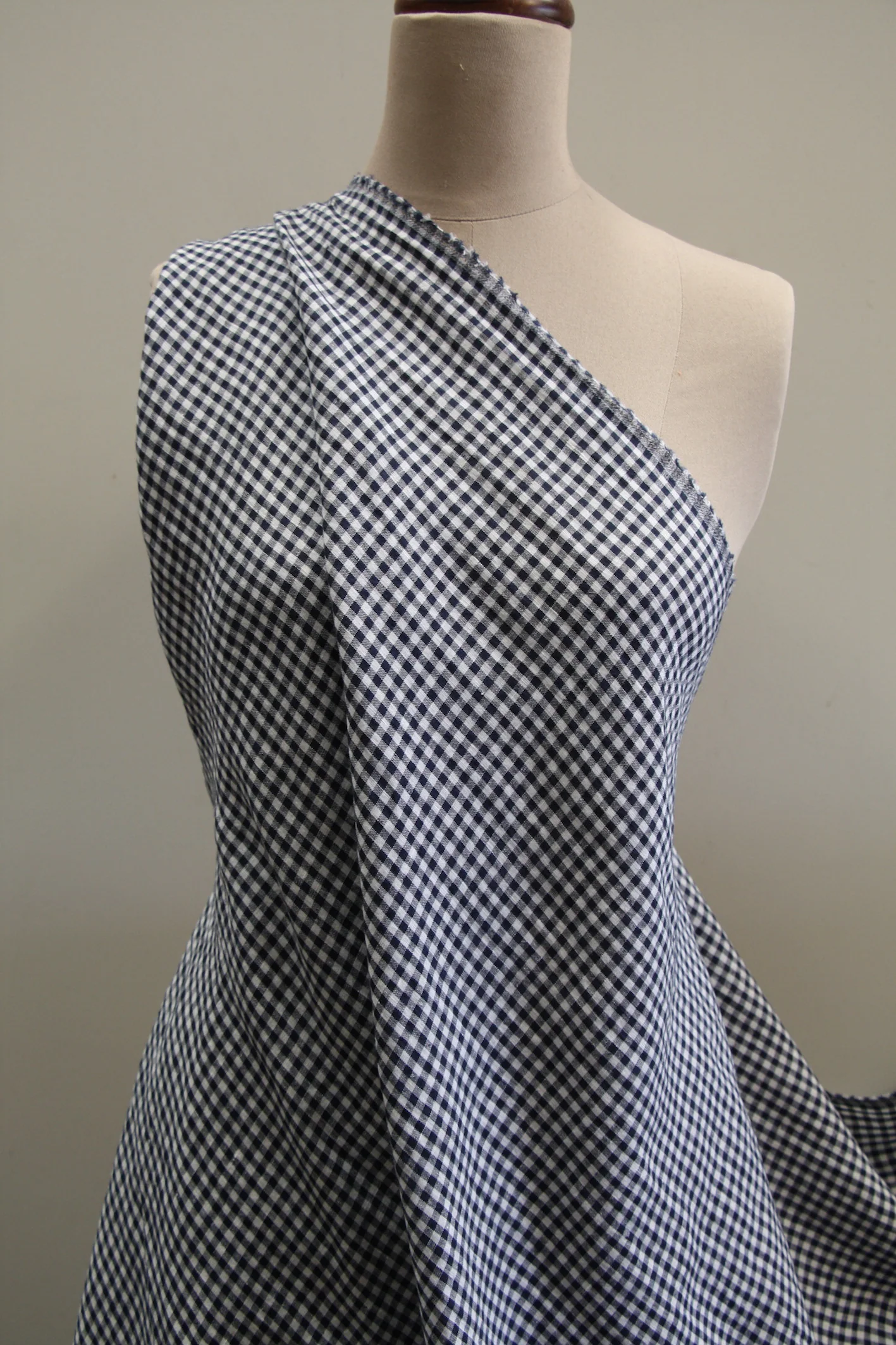 Sophia Check Washed Linen - Image 7