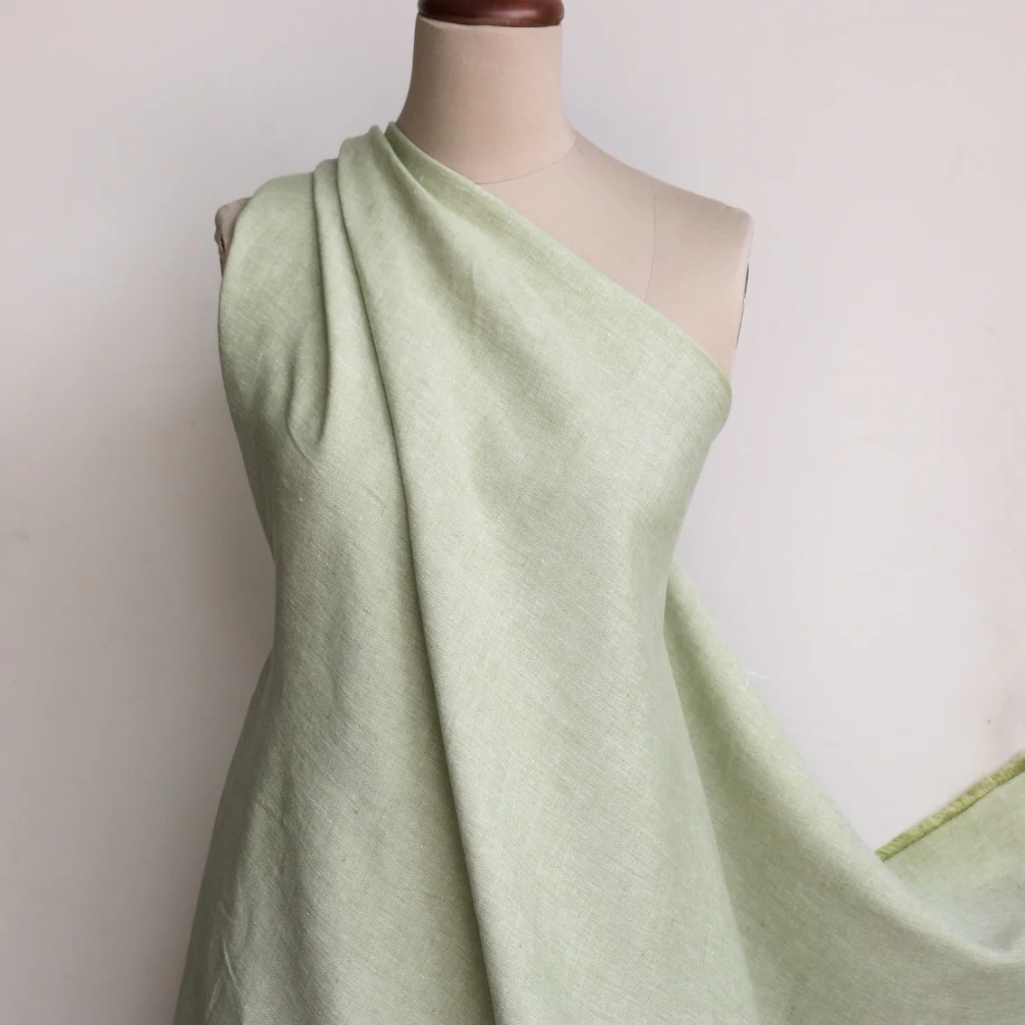 Spazio Apple Herringbone Linen - Image 3