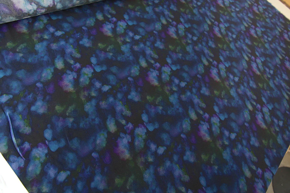 Speckled Clouds Night - Liberty Silk CDC - Image 3