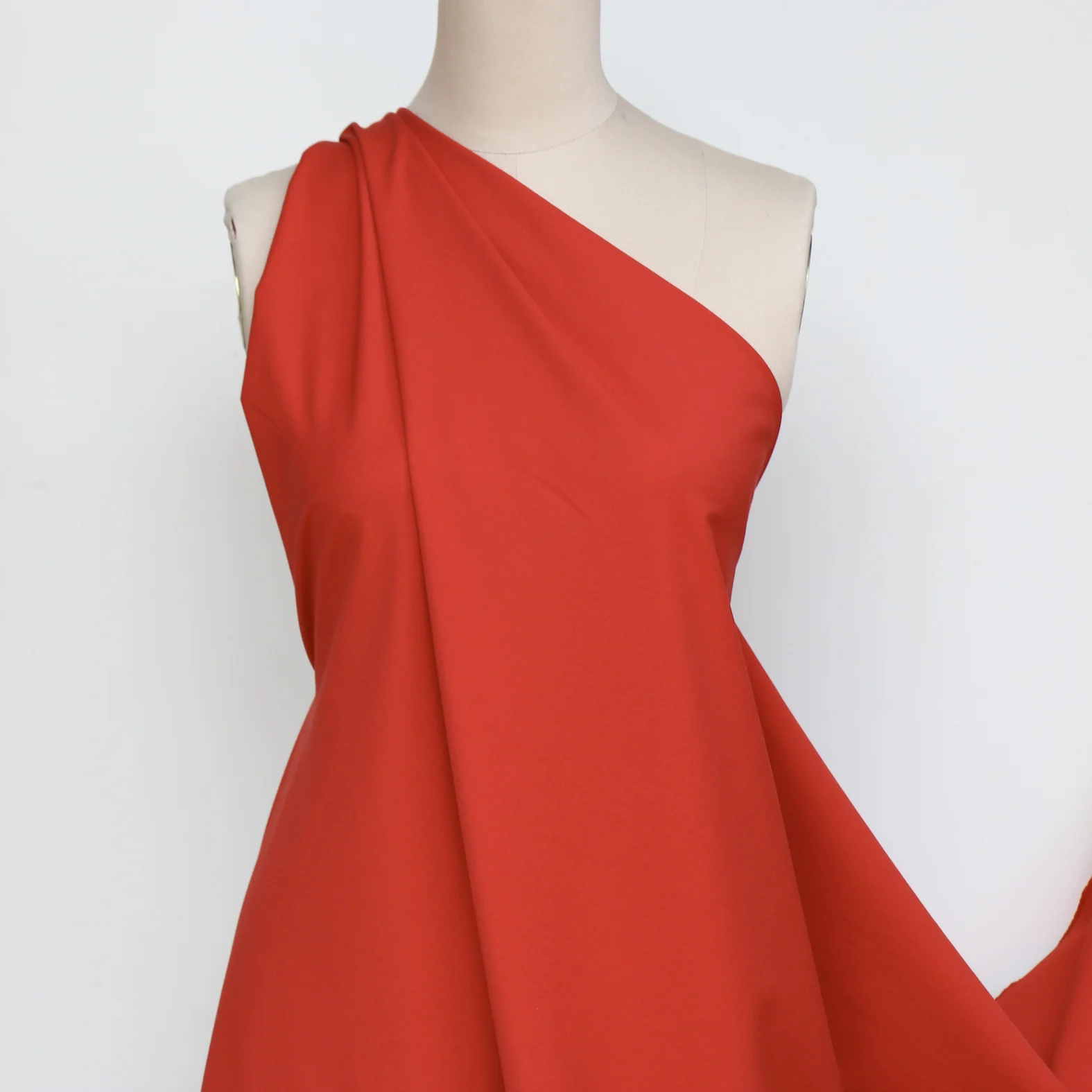 Spezia Russet Stretch Cotton Drill - Image 4