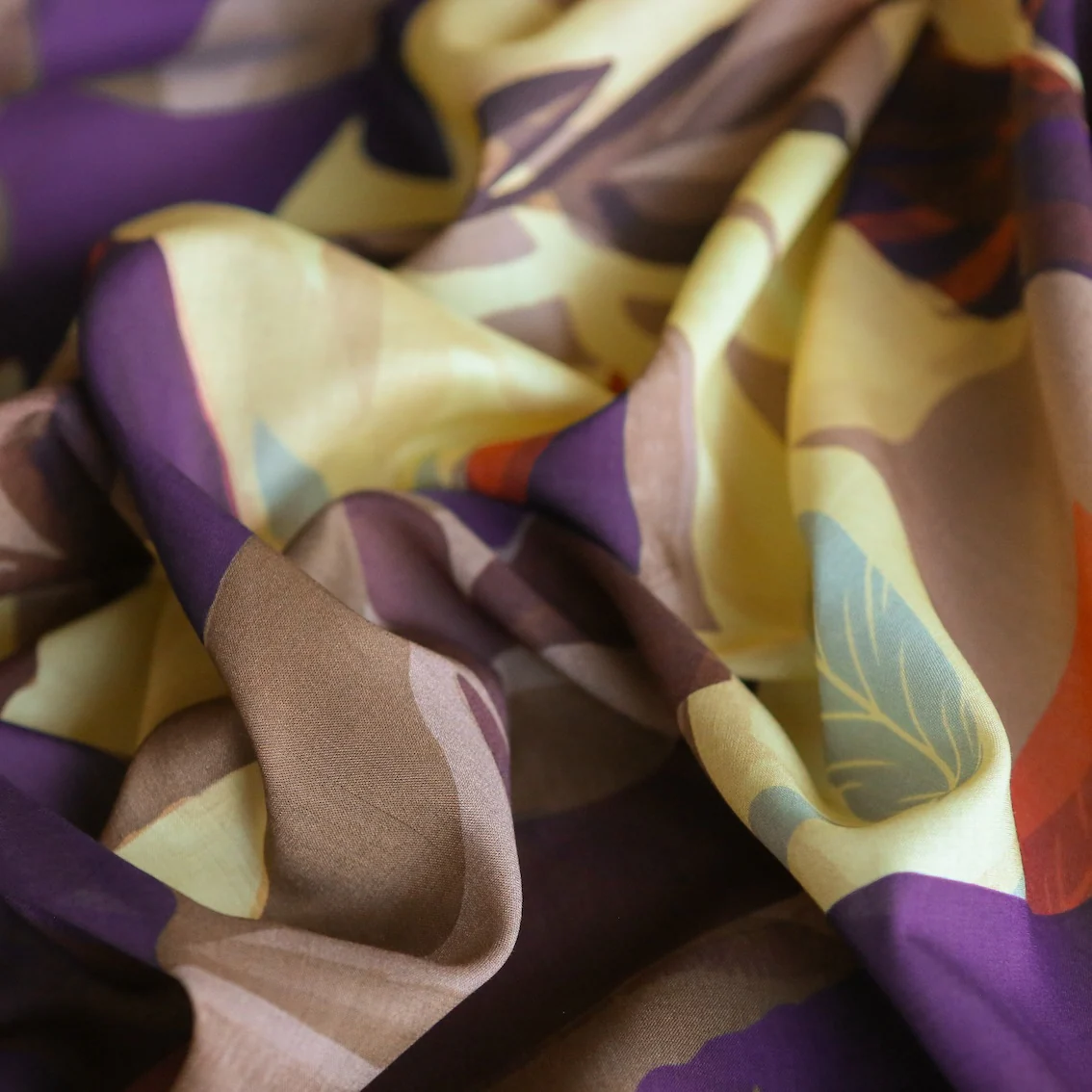 Spice Foliage Voile - Image 2