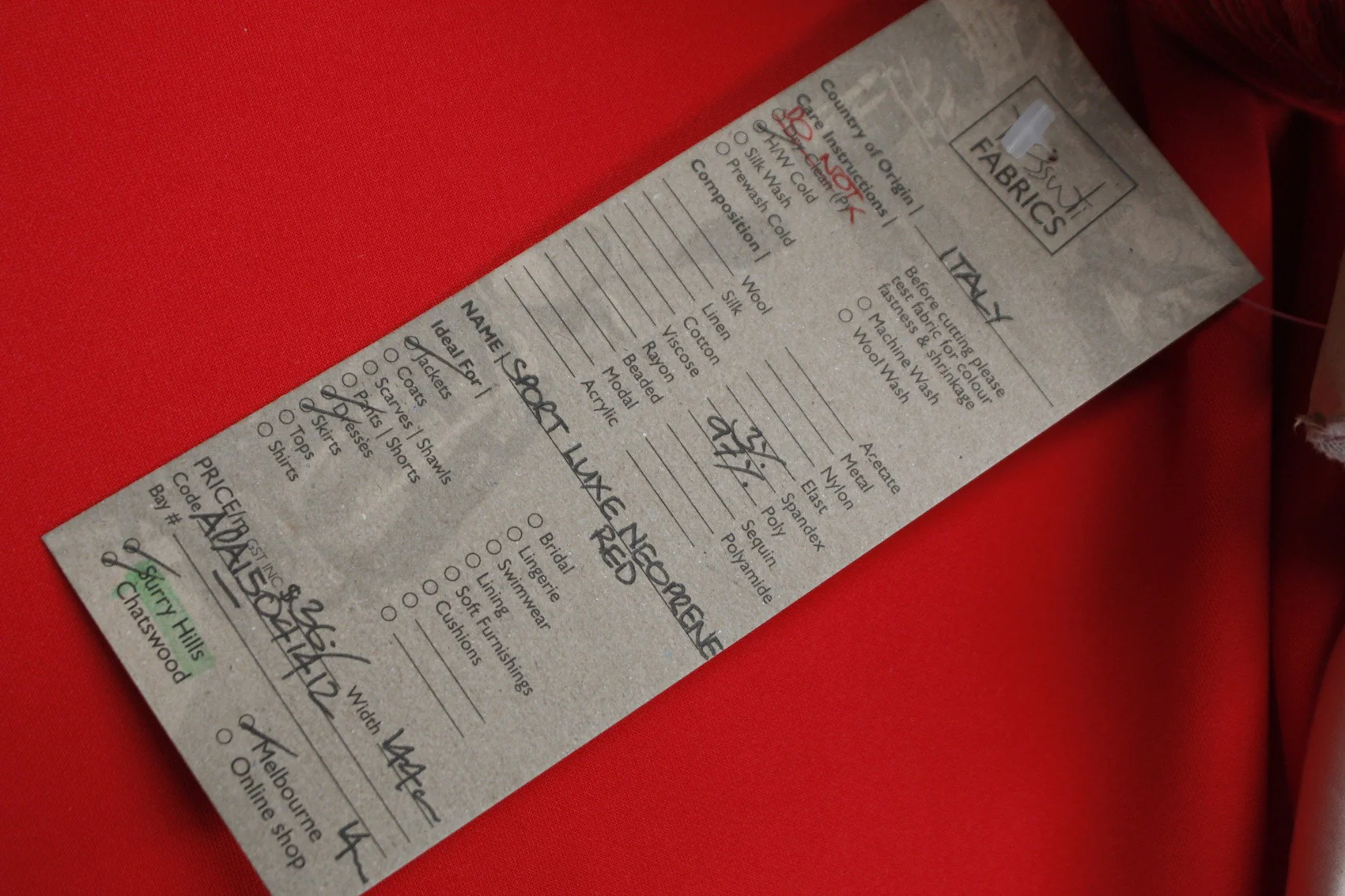Sport Luxe Neoprene Red - Image 3