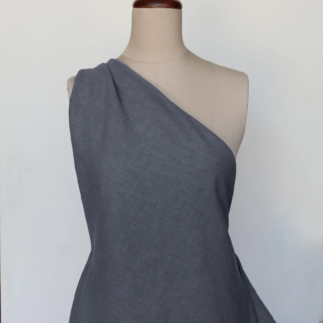 Steel Pebble Wash Linen - Image 3