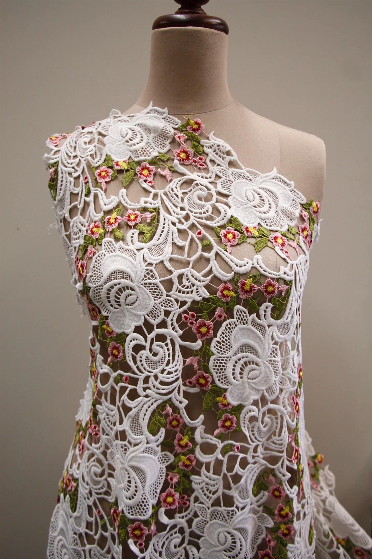 Stella Guipure Lace - Off White - Image 6