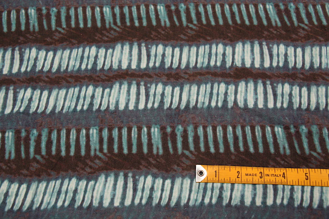 Stepping Stone Washed Printed Linen - Image 2