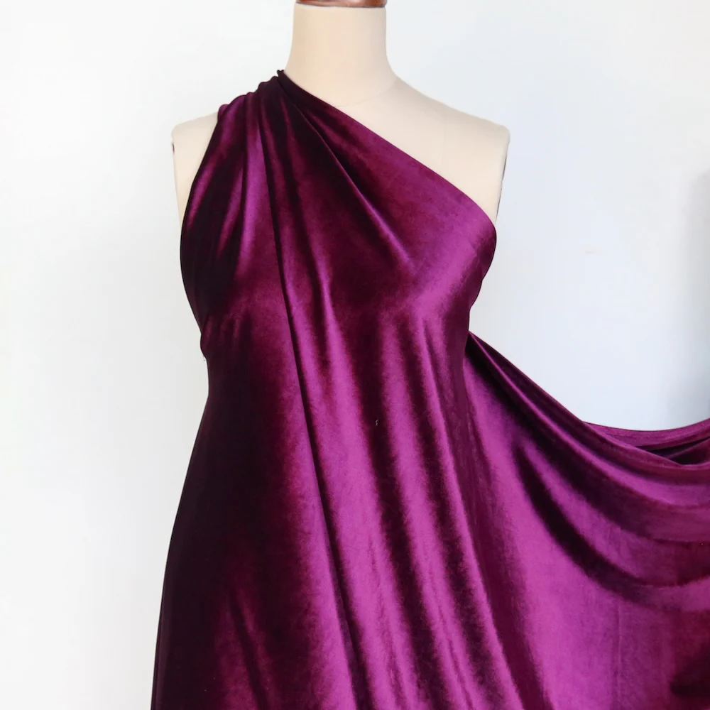 Stevie Wine Stretch Velour - Image 4
