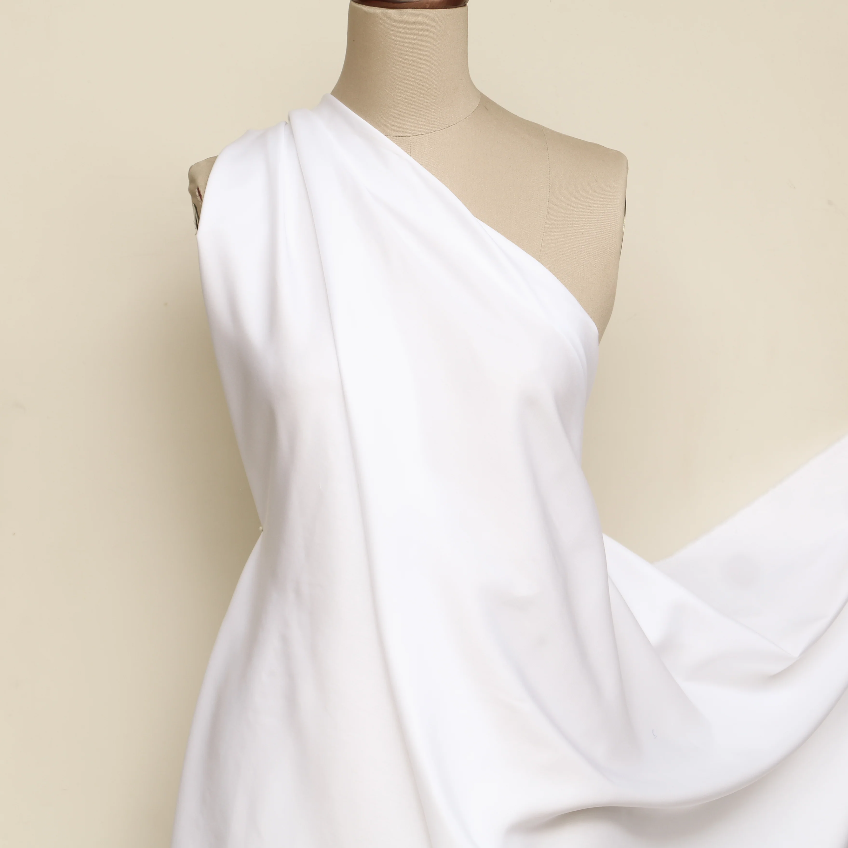 Still Bianco Poplin Shirting - Image 4