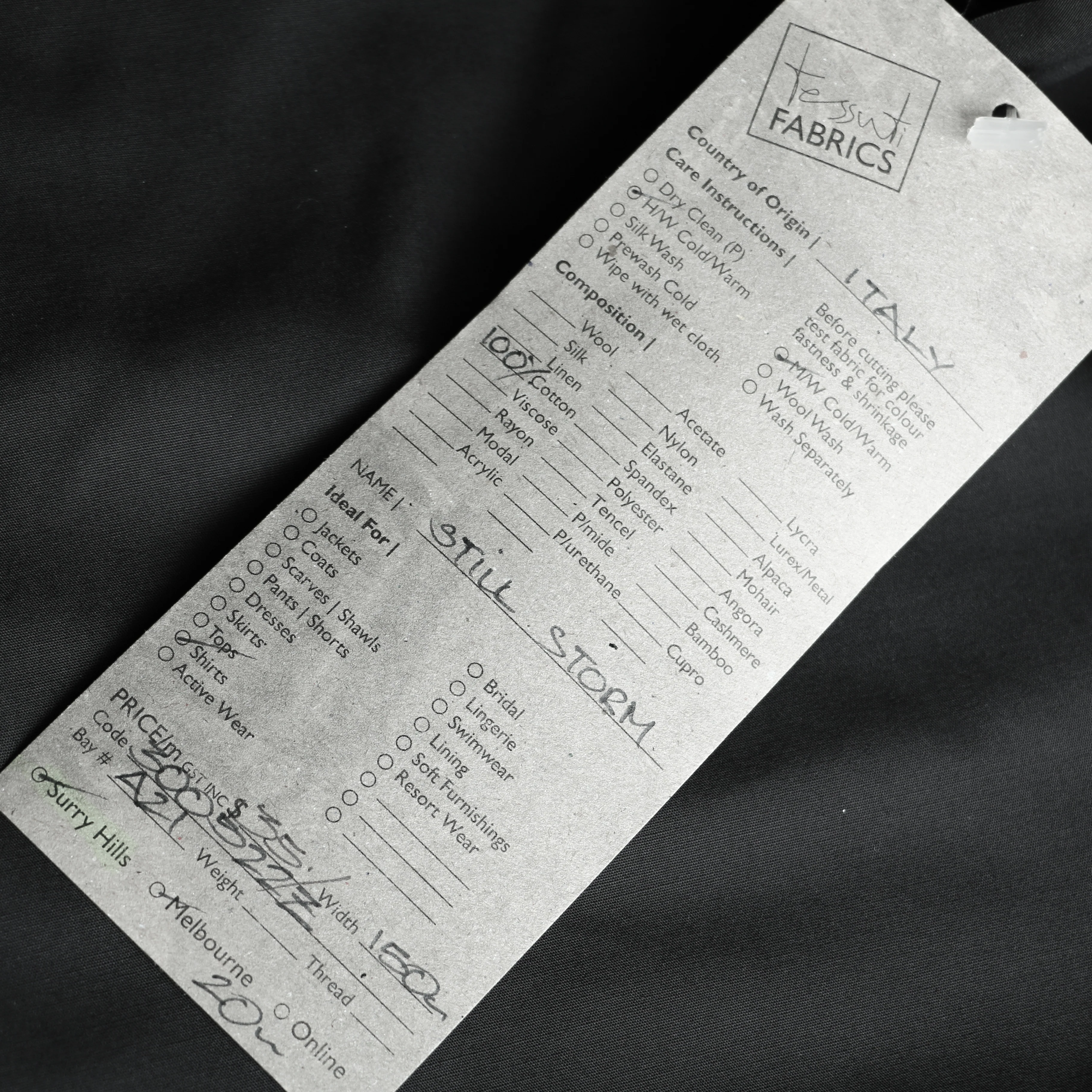 Still Storm Poplin Shirting - Image 3