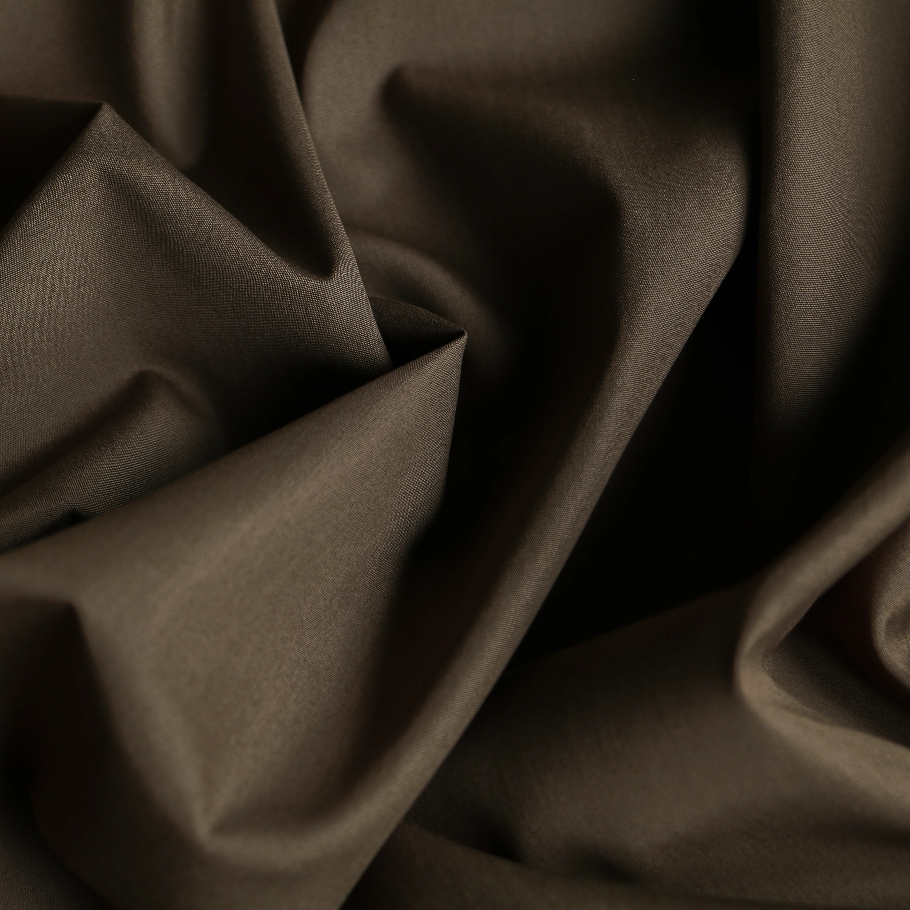 Still Tobacco Poplin Shirting - Image 2