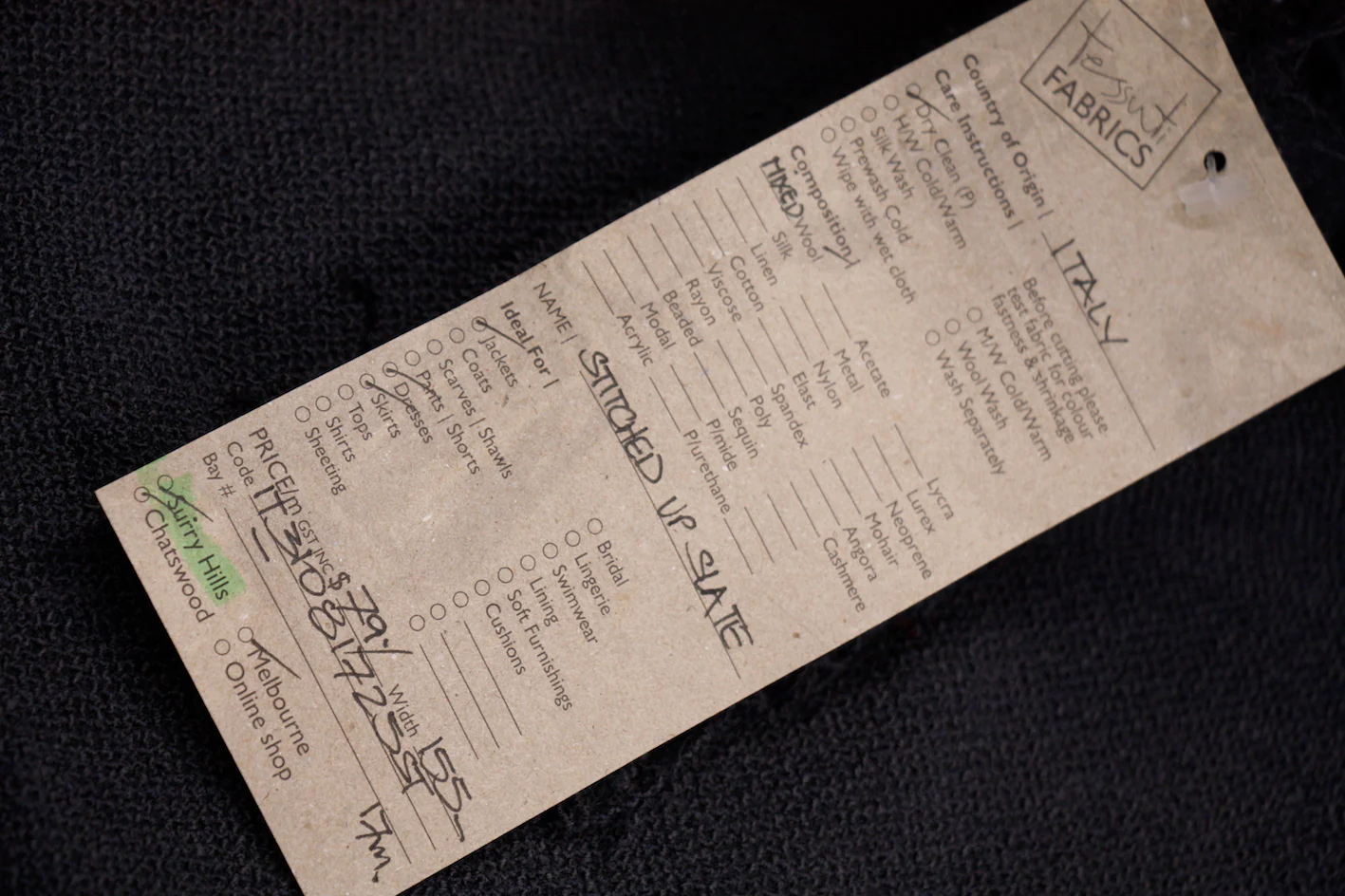 Stitched Up Slate - Image 2
