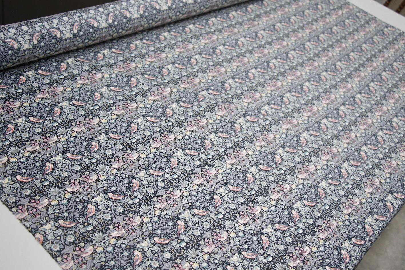 Strawberry Thief Grey - Liberty Of London - Image 4