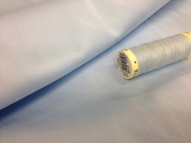 Stretch Cotton - Ice Blue