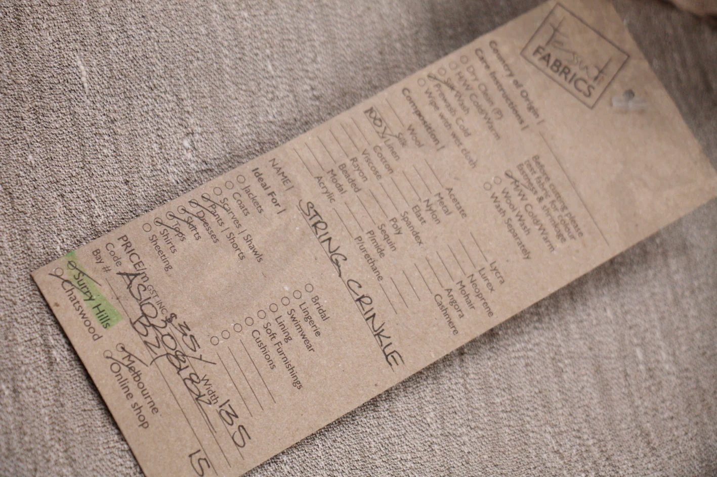String Crinkle Linen - Image 3