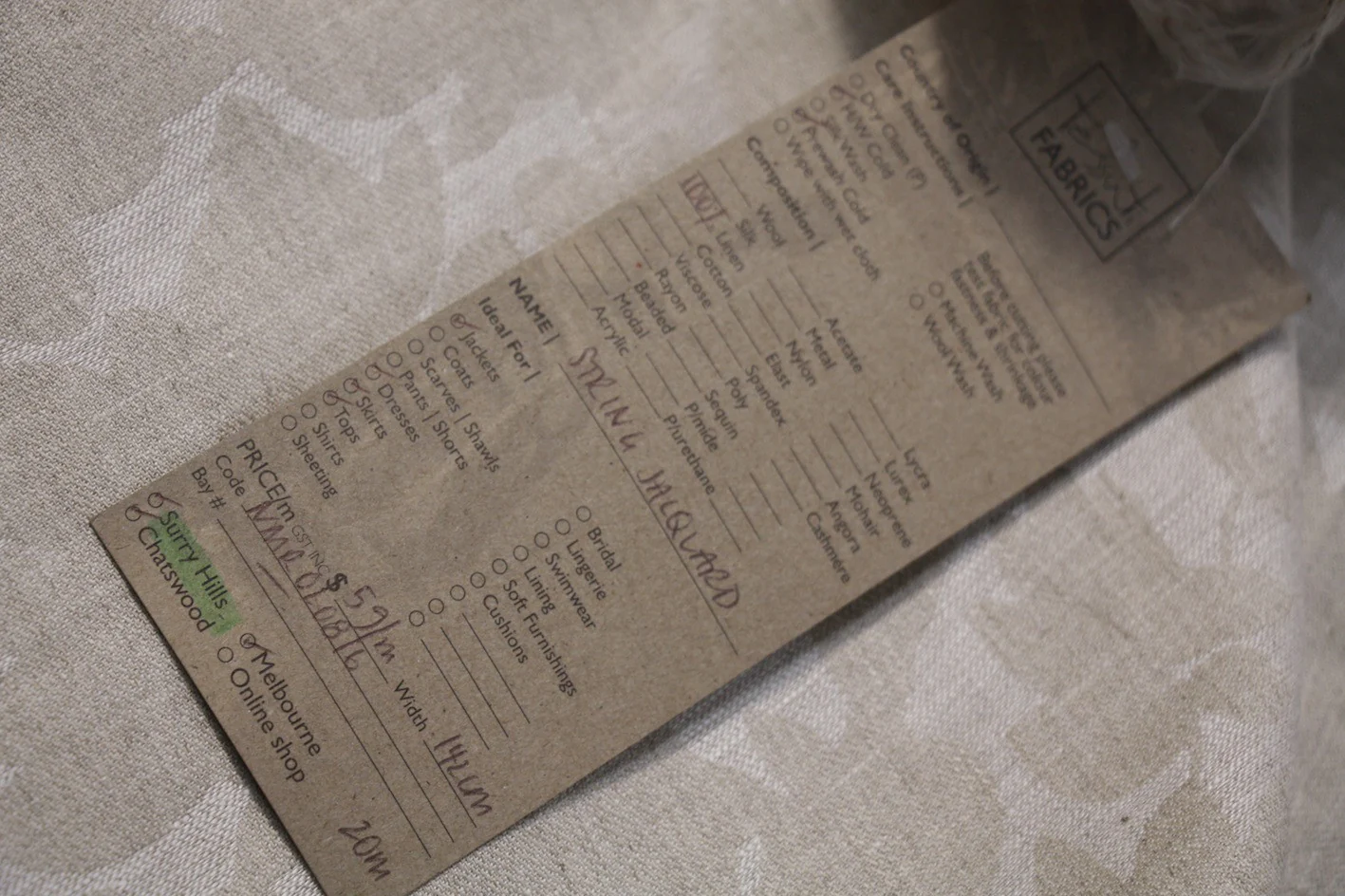 String Jacquard Linen - Image 3