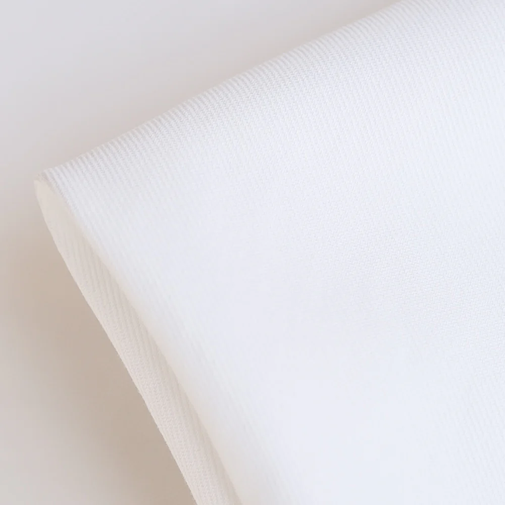 Suki Drill White - Tumbler Finish