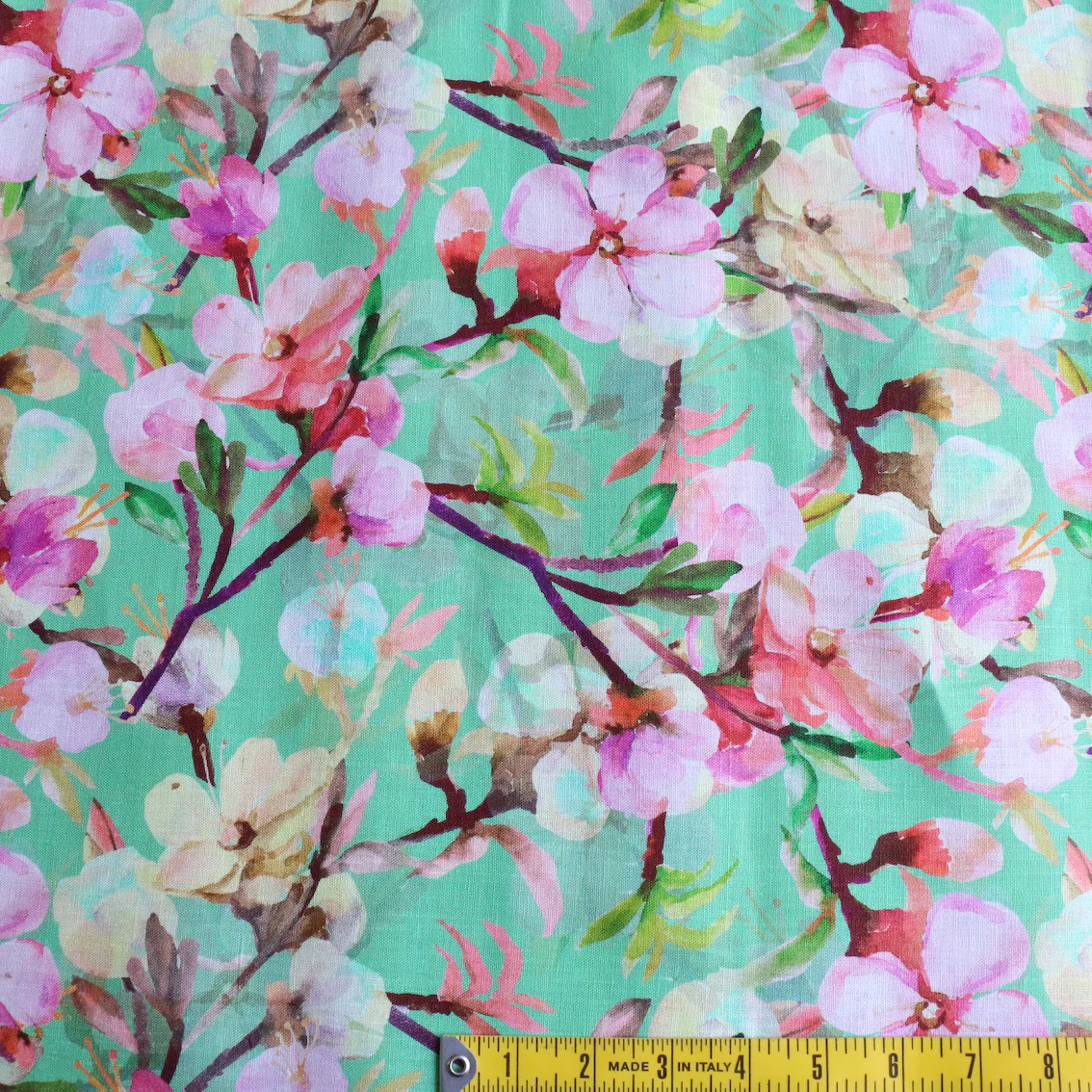 Summer Day Blossom Printed Linen - Image 3