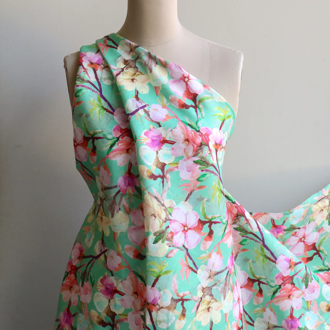 Summer Day Blossom Printed Linen - Image 6