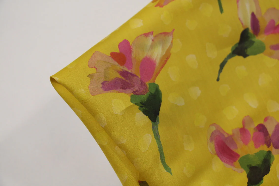 Sun Daisy Mustard - Liberty Tana Lawn - Image 2
