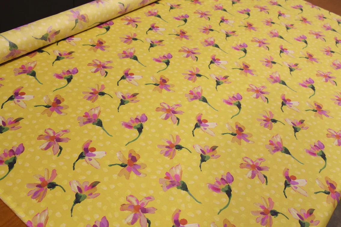 Sun Daisy Mustard - Liberty Tana Lawn - Image 4