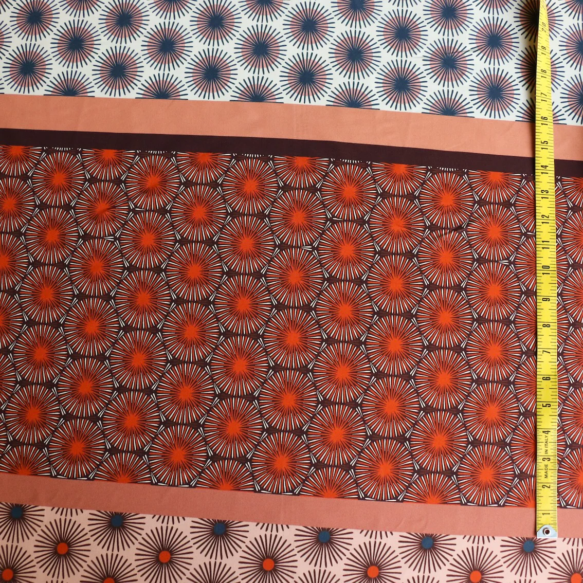 Sundown Mosaic Stretch Crepe - Image 3