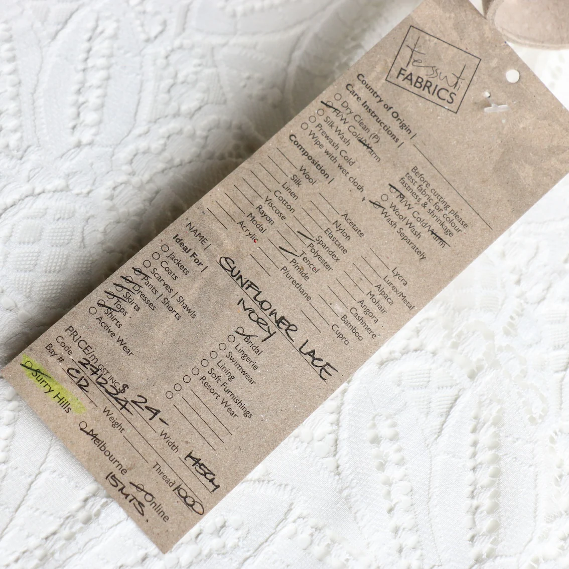 Sunflower Lace Ivory - Image 4