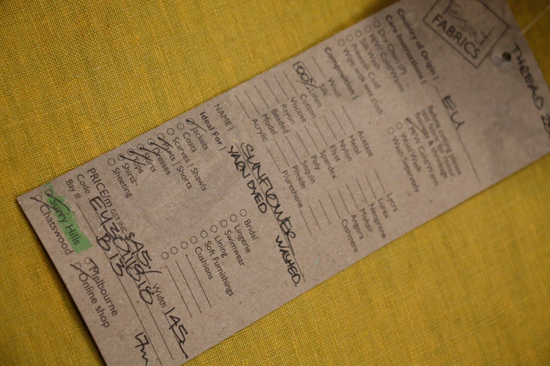 Sunflower Yarn Dyed Linen - Image 3